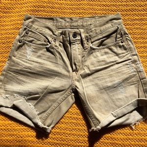 Mid Length Cut-off Shorts
